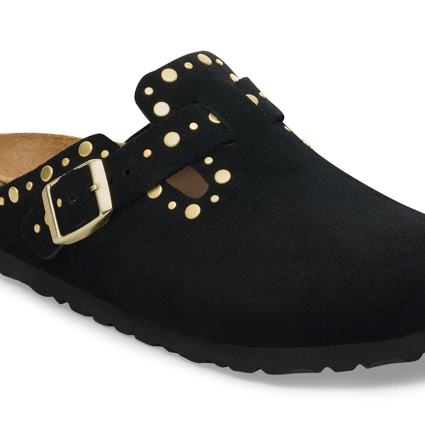 Boston Rivet Border Black narrow fit