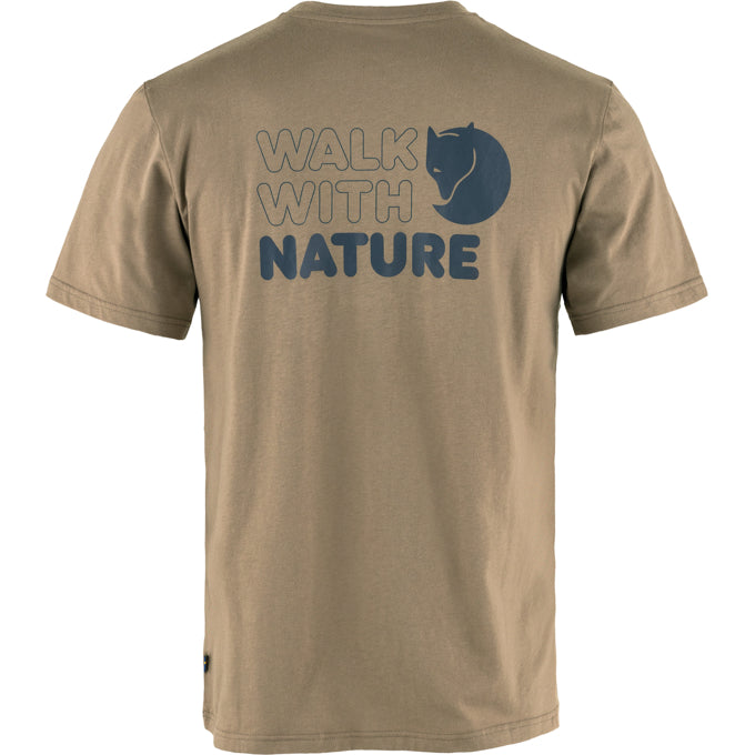 Walk With Nature T-shirt Suede Brown Men's