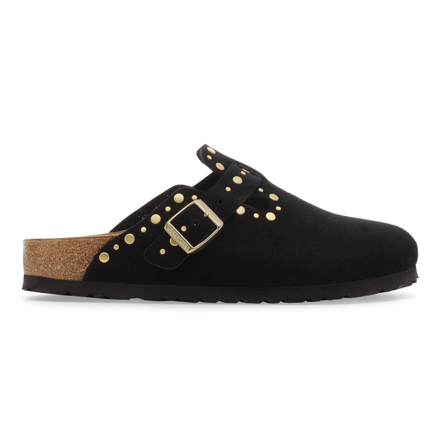 Boston Rivet Border Black narrow fit
