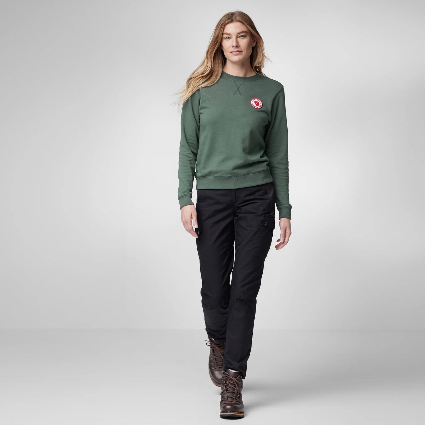 LOGO BADGE SWEATER W