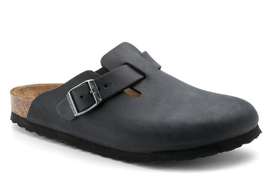 BK Boston Piel Black Narrow Fit