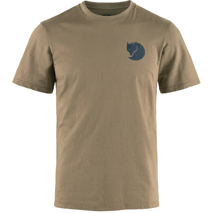 Walk With Nature T-shirt Suede Brown Men's